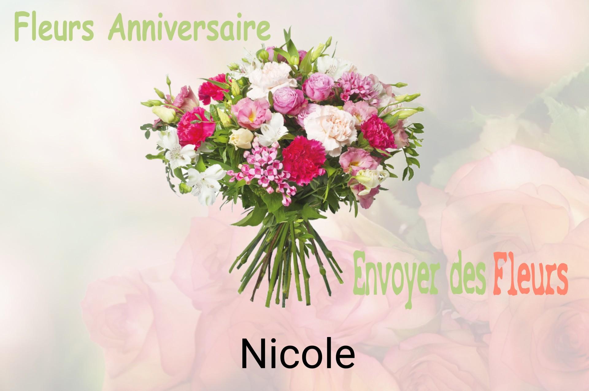 Bouquet de fleurs d’anniversaire livré à Nicole